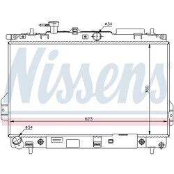 Chladič motora NISSENS 67480 - obr. 4