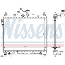 Chladič motora NISSENS 67496 - obr. 4