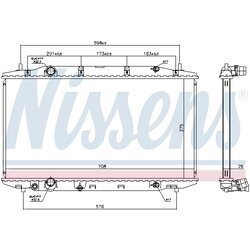 Chladič motora NISSENS 681408 - obr. 4