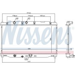 Chladič motora NISSENS 681409 - obr. 4