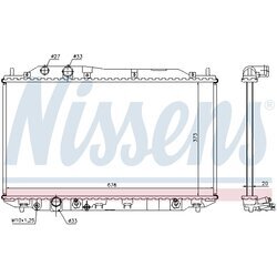 Chladič motora NISSENS 68141 - obr. 5