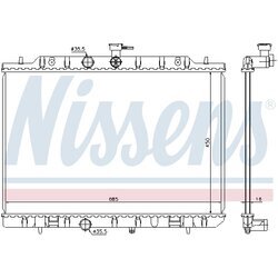 Chladič motora NISSENS 68724 - obr. 4