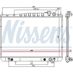 Chladič motora NISSENS 68766 - obr. 4