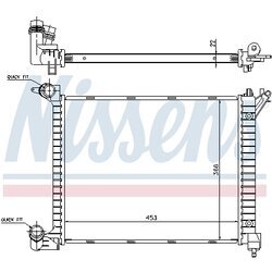 Chladič motora NISSENS 69704A - obr. 5