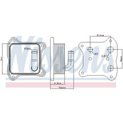 Chladič motorového oleja NISSENS 90680 - obr. 4