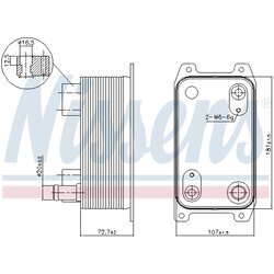 Chladič oleja automatickej prevodovky NISSENS 90941 - obr. 4