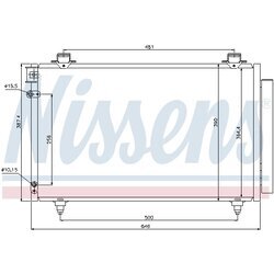 Kondenzátor klimatizácie NISSENS 940081 - obr. 5