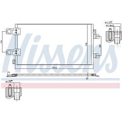 Kondenzátor klimatizácie NISSENS 940186 - obr. 5