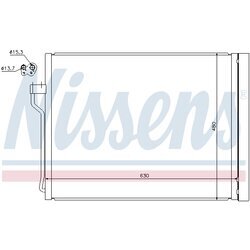 Kondenzátor klimatizácie NISSENS 940288 - obr. 1