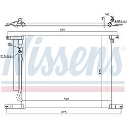 Kondenzátor klimatizácie NISSENS 940335 - obr. 5