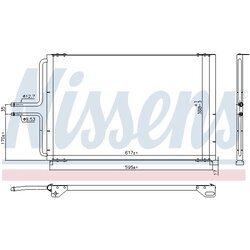 Kondenzátor klimatizácie NISSENS 940997