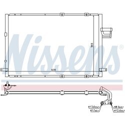 Kondenzátor klimatizácie NISSENS 94637 - obr. 5