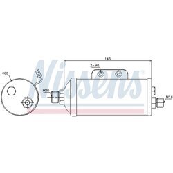vysúšač klimatizácie NISSENS 95482 - obr. 4