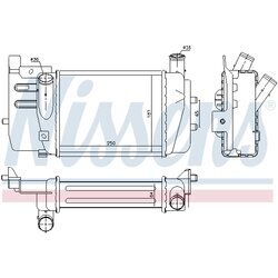 Chladič plniaceho vzduchu NISSENS 96262 - obr. 5