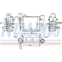 Chladič plniaceho vzduchu NISSENS 96709 - obr. 4