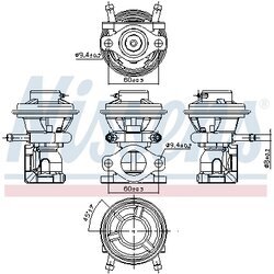 EGR ventil NISSENS 98226 - obr. 7