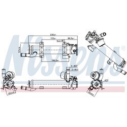 Chladič pre recirkuláciu plynov NISSENS 989277 - obr. 5