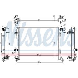 Chladič motora NISSENS 606474 - obr. 4