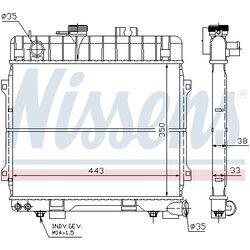 Chladič motora NISSENS 60683 - obr. 5