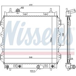 Chladič motora NISSENS 61002 - obr. 4