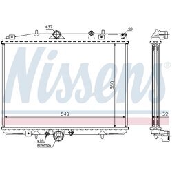Chladič motora NISSENS 61292A - obr. 4
