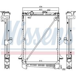 Chladič motora NISSENS 61441A