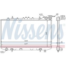 Chladič motora NISSENS 62421 - obr. 5