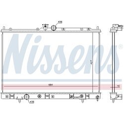 Chladič motora NISSENS 628976 - obr. 4