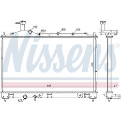 Chladič motora NISSENS 628987 - obr. 4