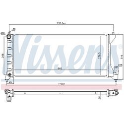 Chladič motora NISSENS 630749 - obr. 4