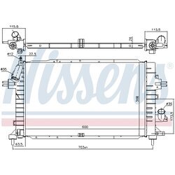 Chladič motora NISSENS 630752 - obr. 4