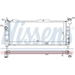 Chladič motora NISSENS 63254A - obr. 4