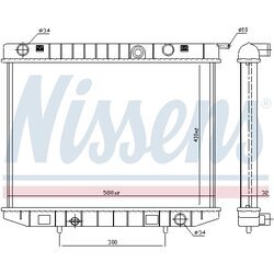 Chladič motora NISSENS 63299 - obr. 4