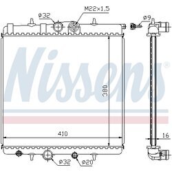 Chladič motora NISSENS 63691 - obr. 5