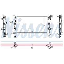 Chladič motora NISSENS 637632 - obr. 4