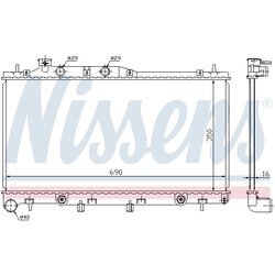 Chladič motora NISSENS 64115 - obr. 5