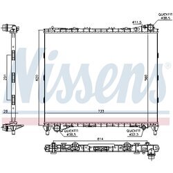 Chladič motora NISSENS 64331 - obr. 5