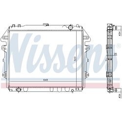 Chladič motora NISSENS 646884 - obr. 4