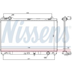 Chladič motora NISSENS 646948 - obr. 4