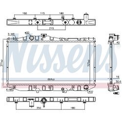 Chladič motora NISSENS 64713 - obr. 4