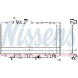 Chladič motora NISSENS 64735