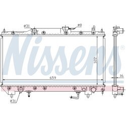 Chladič motora NISSENS 64782A - obr. 4