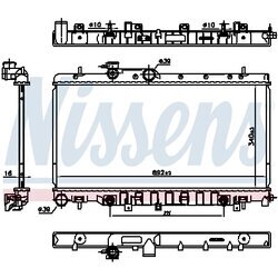 Chladič motora NISSENS 67711 - obr. 5