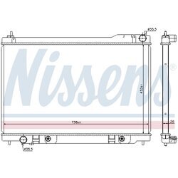 Chladič motora NISSENS 68118 - obr. 4