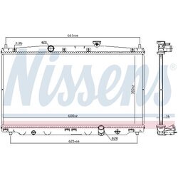 Chladič motora NISSENS 68148 - obr. 4