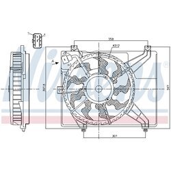 Ventilátor chladenia motora NISSENS 85893 - obr. 5