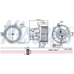 Vnútorný ventilátor NISSENS 87406 - obr. 5