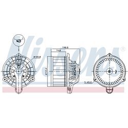 Vnútorný ventilátor NISSENS 87564 - obr. 5