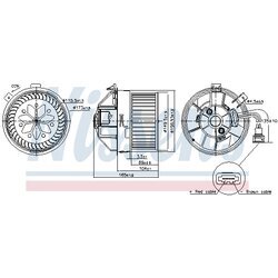 Vnútorný ventilátor NISSENS 87704 - obr. 6