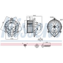 Vnútorný ventilátor NISSENS 87711 - obr. 5